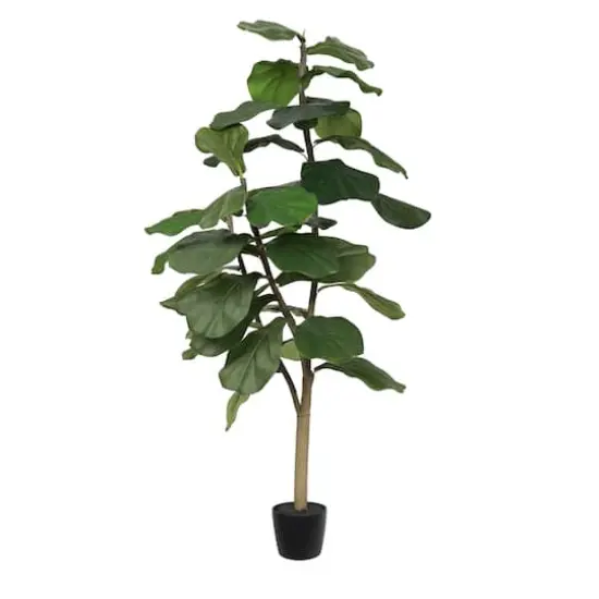4ft. Potted Artificial Fiddle Tree {1}
