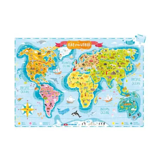 Banana Panda&trade; What in the World Young Explorers 168 Piece Puzzle {3}