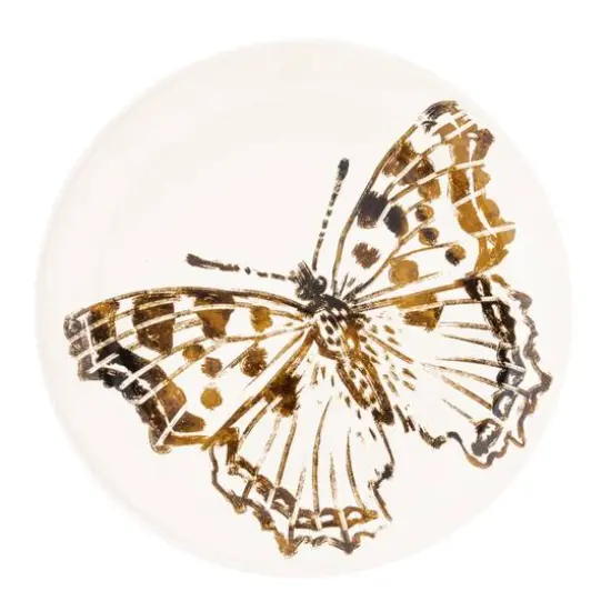 Hello Honey&reg; 10.5" Animal & Flower Stoneware Dinner Plate Set {3}