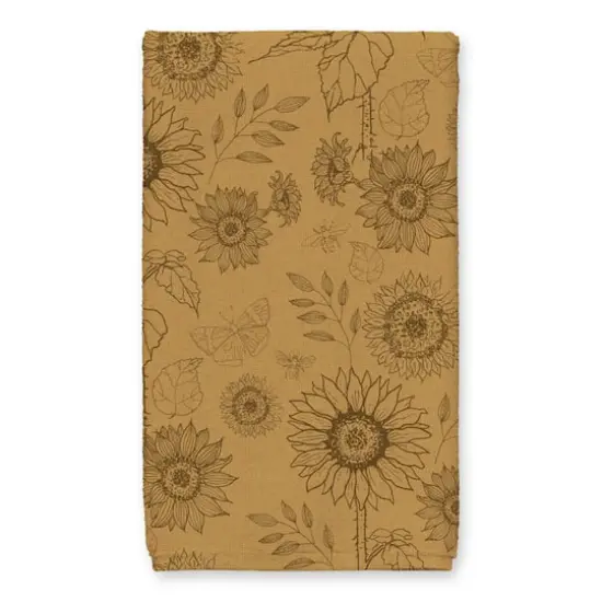 Let Your Dreams Blossom Tea Towel Set Gold {4}