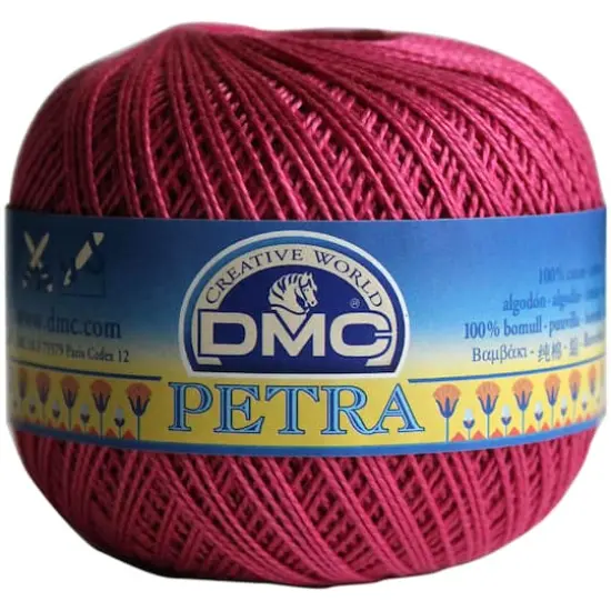 DMC&reg; Petra Size 5 Crochet Cotton Thread 53805 Red {1}