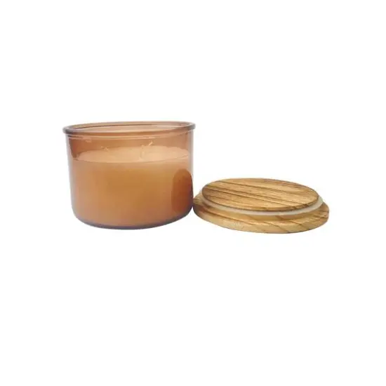 13.5oz. 3 Wick Scented Jar Candle by Ashland&reg; Caramel Apple Crumble {4}