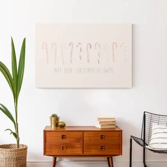 May Your Christmases Be Sweet Canvas Wall Art {5}