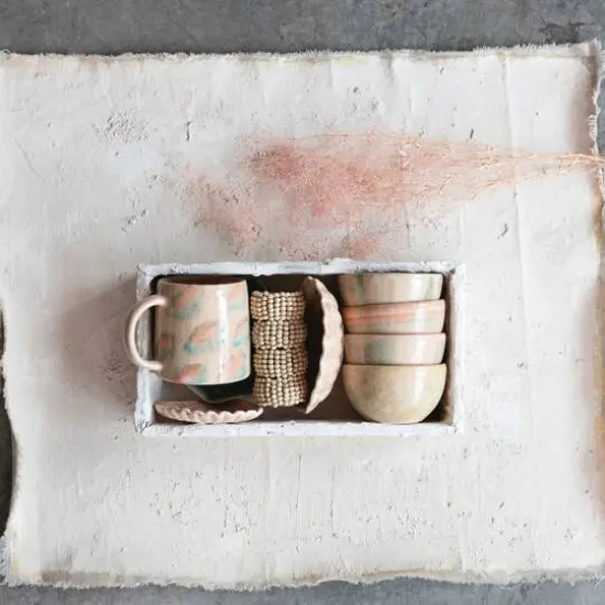 Hello Honey&reg; Mango Wood Bead Napkin Rings, 4ct. {4}