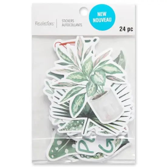 Green Plants Die Cut Stickers by Recollections&trade; {5}