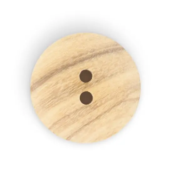 Dritz&reg; 20mm Beige-Camel Sustainable Wood Round Button, 9ct. {5}