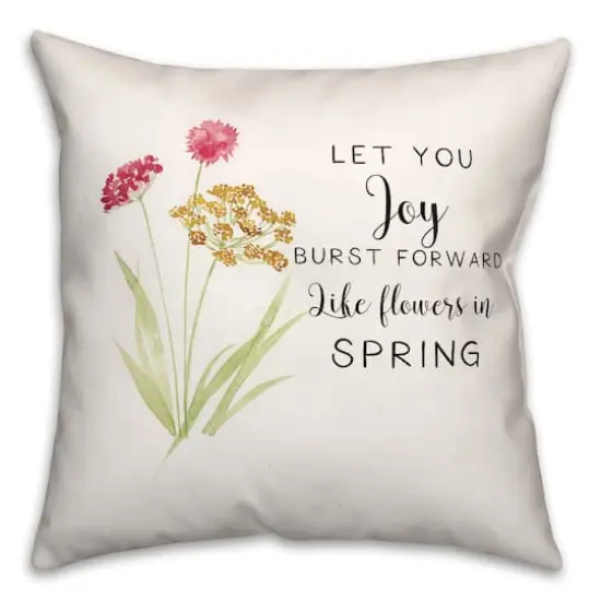 Joy Burst 18" x 18" Throw Pillow {1}