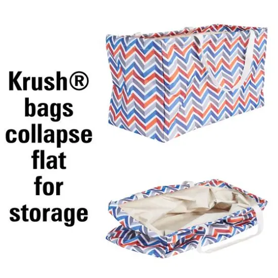 Household Essentials Krush&reg; Chevron Canvas Utility Tote {6}