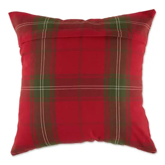 DII&reg; Traditional Christmas Plaid Pillow Cover Set {12}