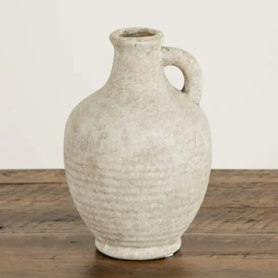 6in. Natural Ceramic Jug {5}