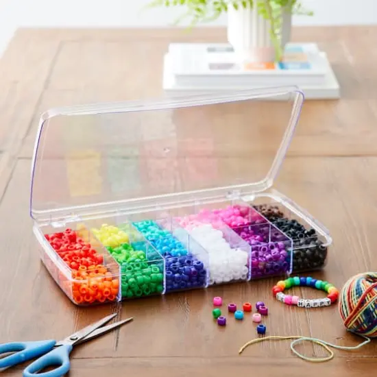 Large Rainbow Pony Bead Box By Creatology&trade; {3}