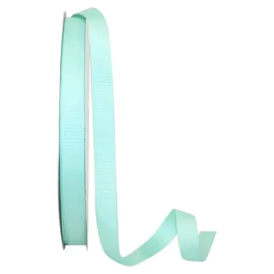 JAM Paper 5/8" x 100yd. Grosgrain Style Wired Ribbon Aqua {1}
