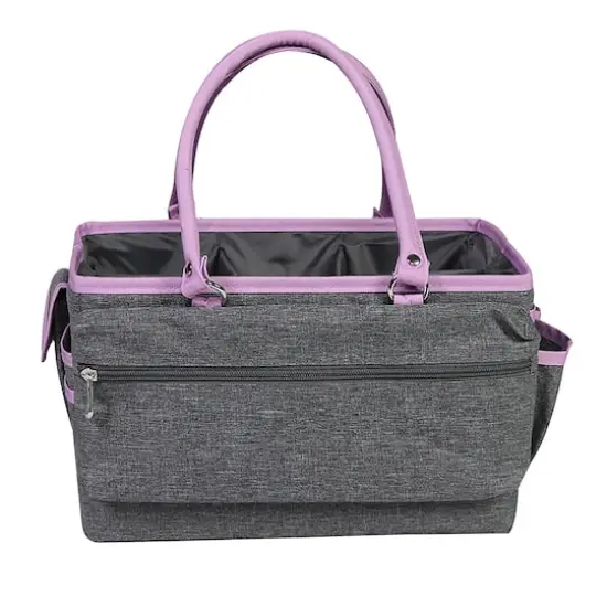Everything Mary Purple Heather Deluxe Store & Tote Craft Organizer {10}