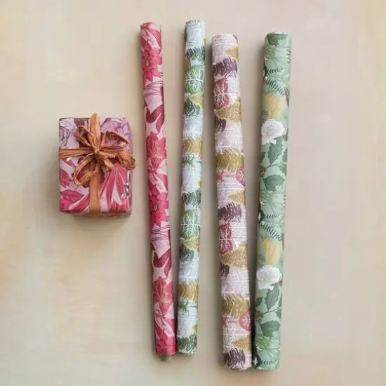 Hello Honey&reg; 28" Wrapping Paper Sheets with Flora & Fauna Patterns, 12ct. {3}