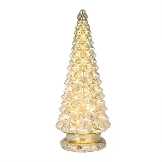 Mr. Christmas 20" Mercury Glass Tree with Twinkling Lights  {1}