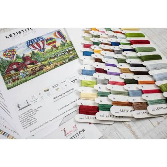 Letistitch Up Up and Away Counted Cross Stitch Kit {15}