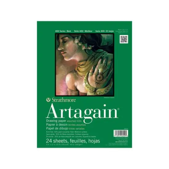 Strathmore&reg; 400 Series Recycled Assorted Tints Artagain&reg; Pad {2}