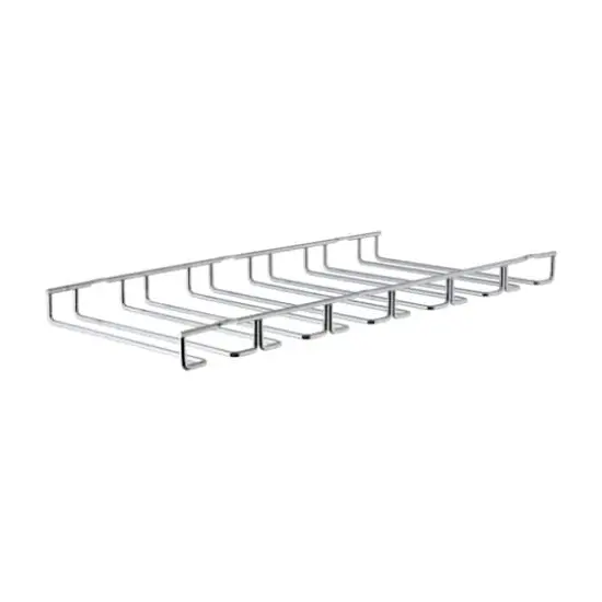 Organize It All Chrome Stemware Rack {3}