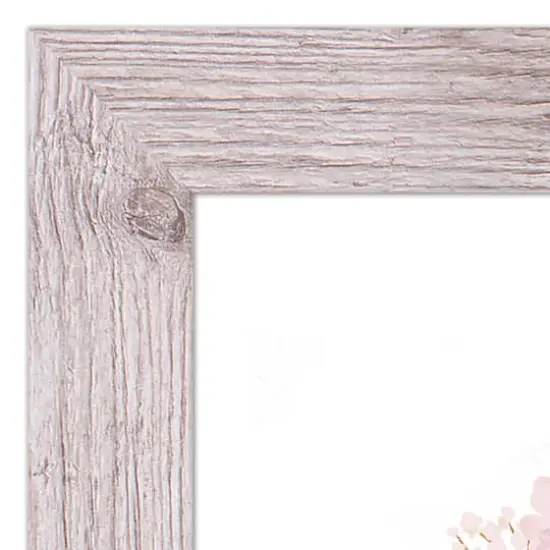 He Lives Floral Cross 16" x 20" Western White Framed Print {4}