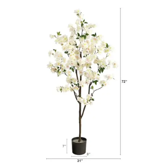 6ft. Potted White Cherry Blossom Tree {3}
