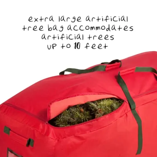 Honey Can Do Red Extra Large Christmas Tree Storage Bag {10}