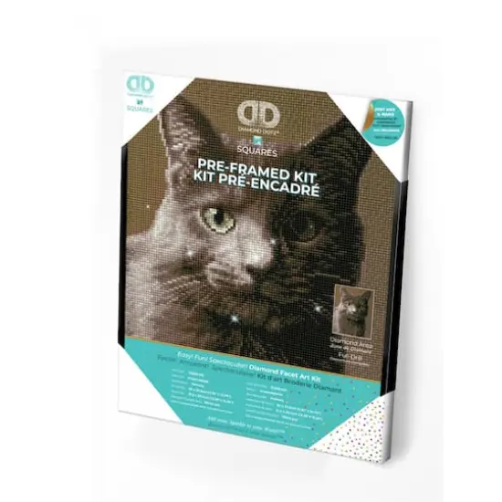 Diamond Dotz&reg; Intermediate Smokey Pre-Framed Diamond Painting Kit  {4}