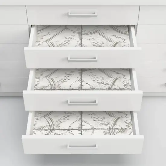 InHome Newport Tin Tile Peel & Stick Wallpaper {9}