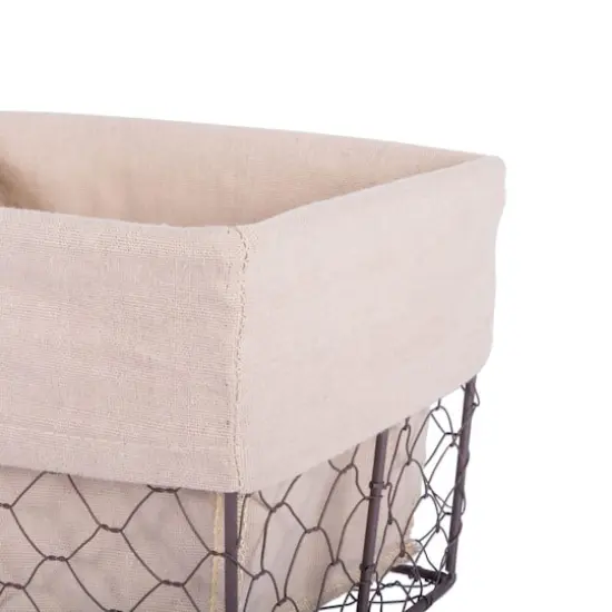 DII&reg; Small Chicken Wire Baskets, 3ct. Natural {5}