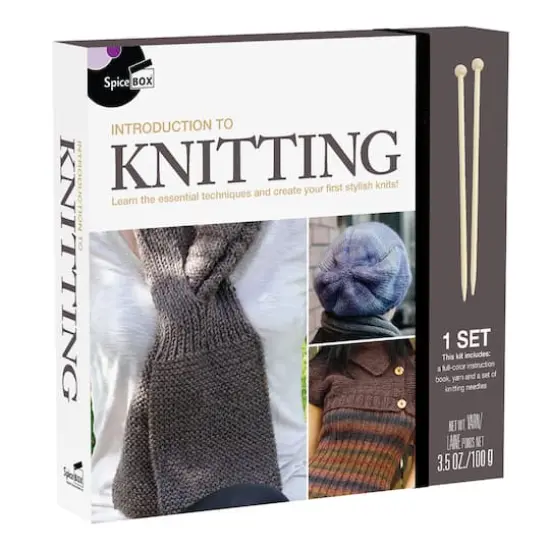 SpiceBox Introduction to Knitting Kit {3}