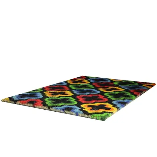 Multicolor Retro Coir Outdoor Rectangular Door Mat, 29.5" x 17.75" {3}