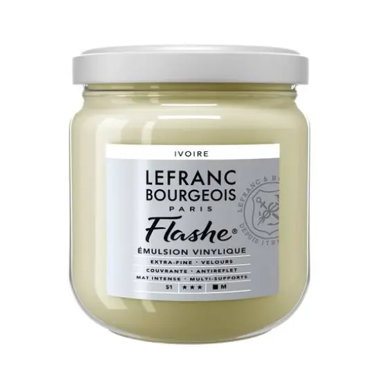 Lefranc & Bourgeois Flashe® Matte Artist's Color, 400mL Ivory {1}