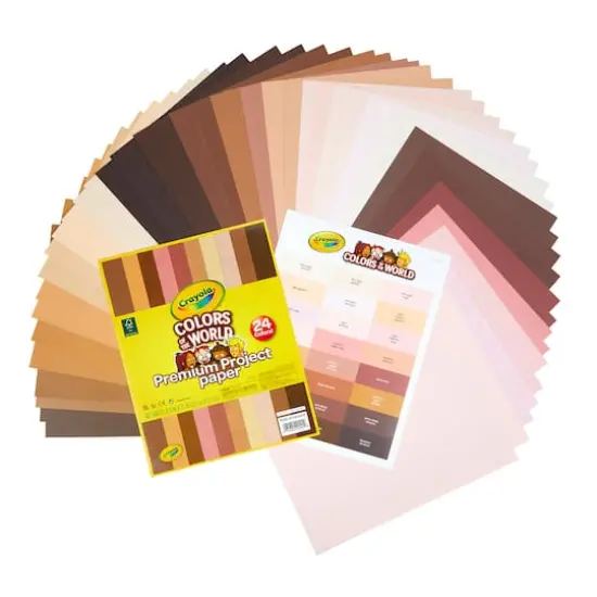 Crayola® Colors of the World Premium Project Paper, 2 Packs of 48 Sheets {3}