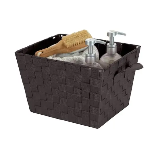 Simplify Small Woven Storage Bin Chocolate {5}