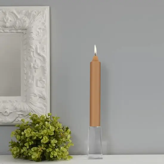 Root Candles 9" Unscented Smooth Collenette Taper Candles, 4ct. Beeswax {4}