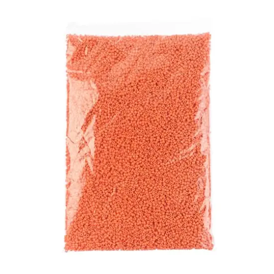 John Bead Terra Intensive 8/0 Czech Glass Seed Beads, 500g Orange Matte {3}