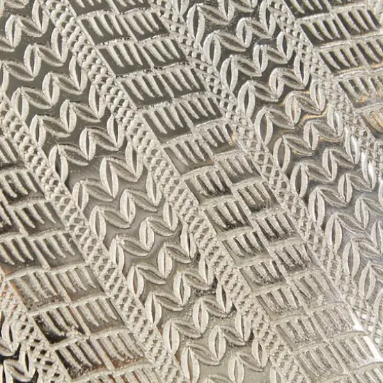 Silver Aluminum Modern Wall Decor, Set of 3 11", 13", 15" {5}