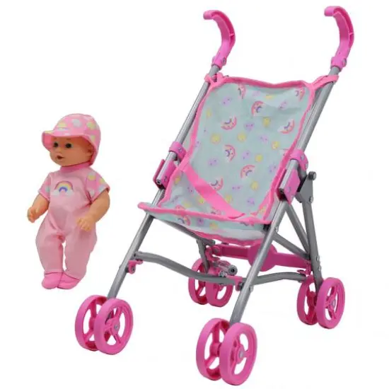 Dream Collection Stroller Set with Doll {5}