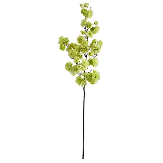 35'' Cherry Blossom Artificial Flower Spray, 3ct. Light Green {1}