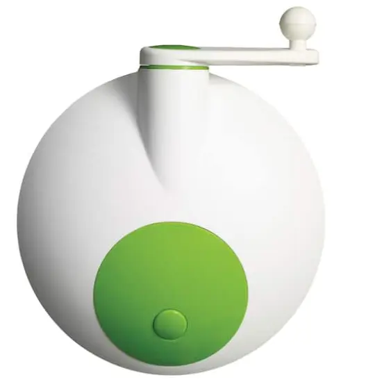 Starfrit 5qt. Green & White Salad Spinner {5}