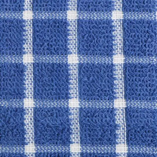 DII&reg; Blue Combo Windowpane Dishcloths, 6ct. {5}