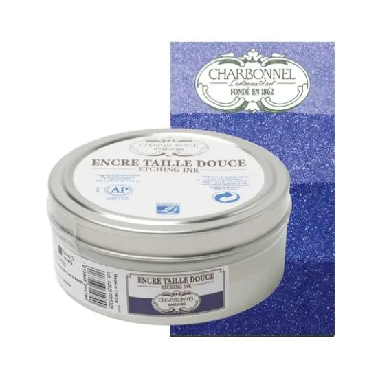 Charbonnel Etching Ink, 200mL Orient Blue {4}