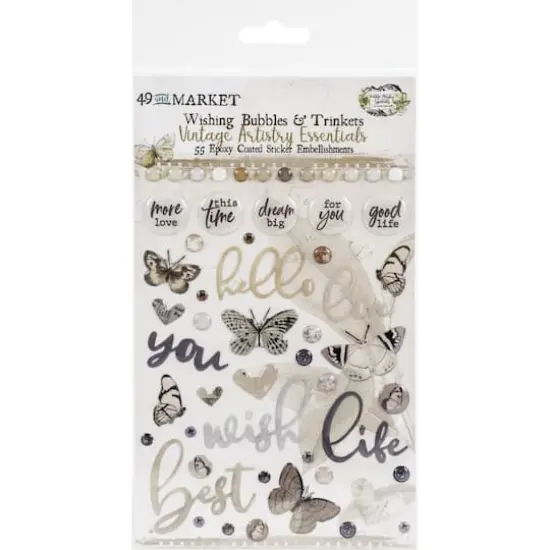49 and Market Vintage Artistry Essentials Wishing Bubbles & Trinkets {1}