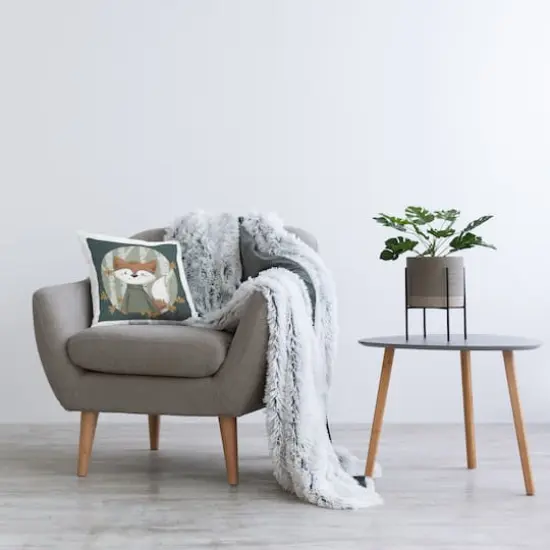 Stupell Industries Autumnal Fox & Birch Trees Decorative Printed Throw Pillow {3}