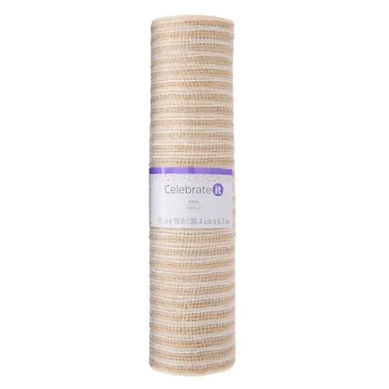 12" x 19ft. Jute & Cotton Mesh by Celebrate It&reg; {5}