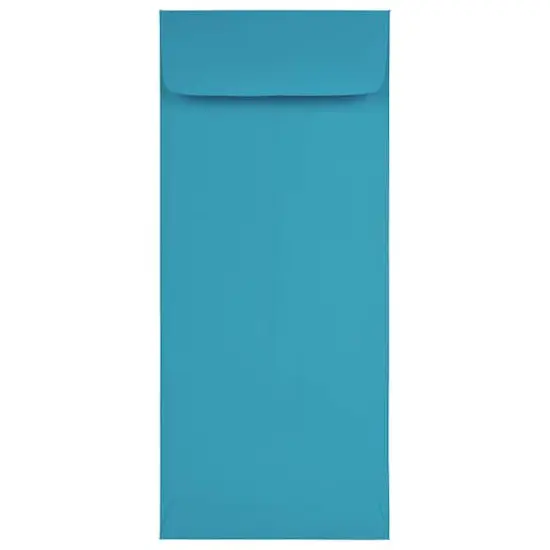 JAM Paper 4.5" x 10.37" Blue Colored Envelopes, 25ct. {1}
