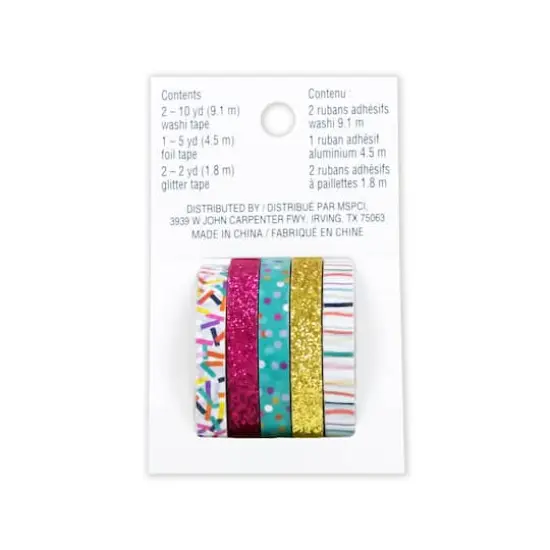 Confetti Glitter Crafting Tape Set by Recollections&trade; {4}