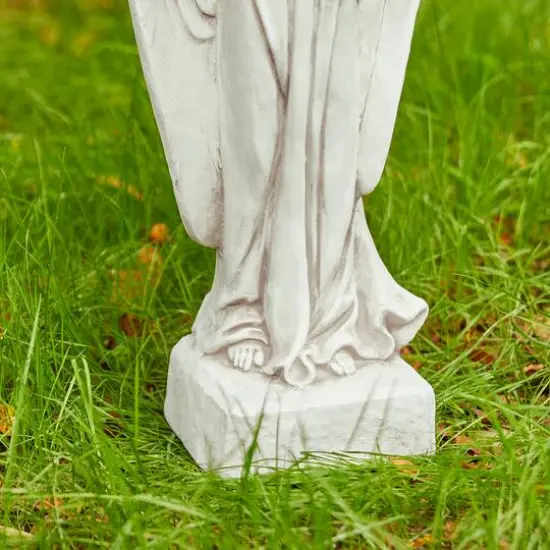Glitzhome&reg; 20.5" Standing Archangel Garden Statue {6}