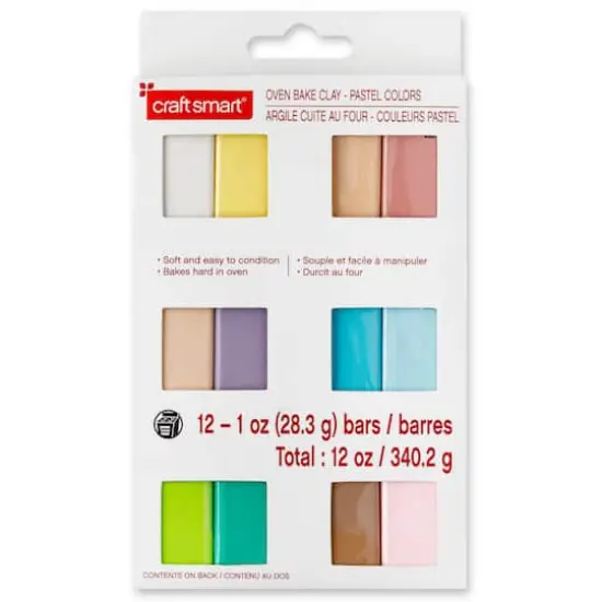 12oz. Pastel Colors Oven-Bake Clay by Craft Smart&reg; {7}