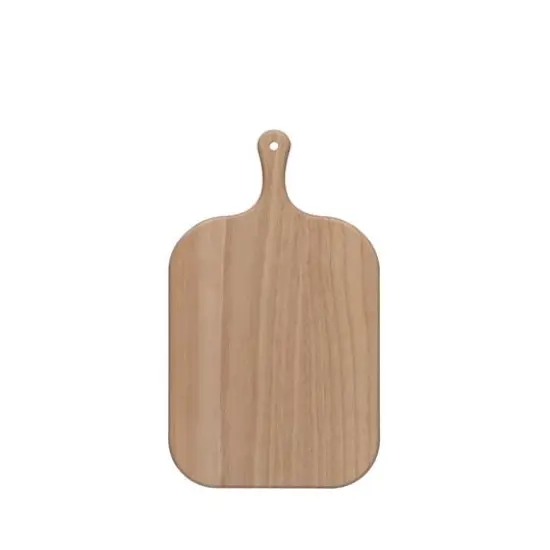 13.75" Natural Rectangular Wood Cheese Board with Knife by Ashland&reg; {4}