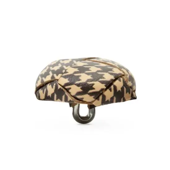 Dritz&reg; 18mm Herringbone Recycled Leather Round Buttons, 6ct. {6}